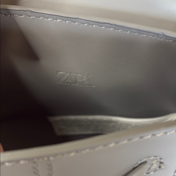 Zara Gray Mini Bag with Gold Hardware - Picture 2 of 9